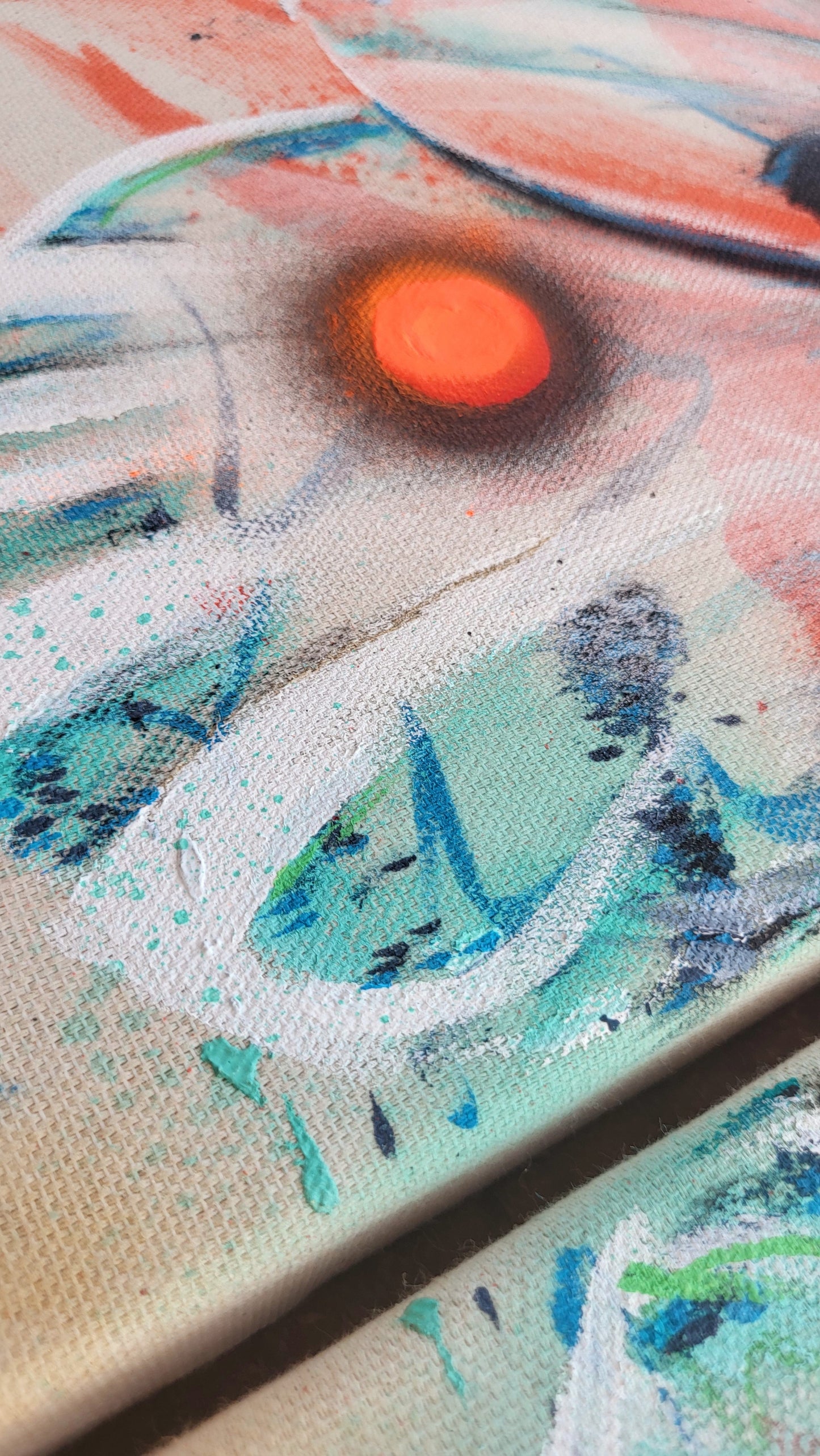 Original Wandkunst: Roter Apollo