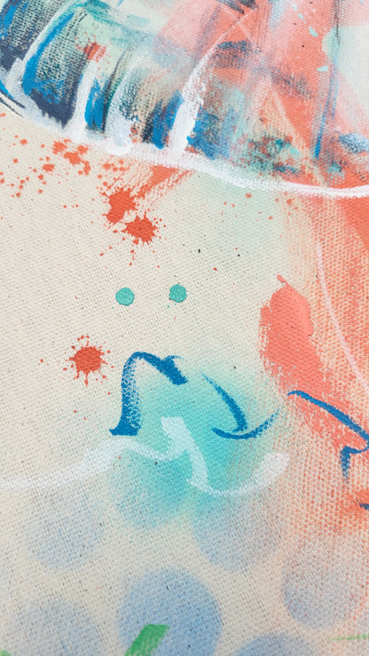 Original Wandkunst: Roter Apollo