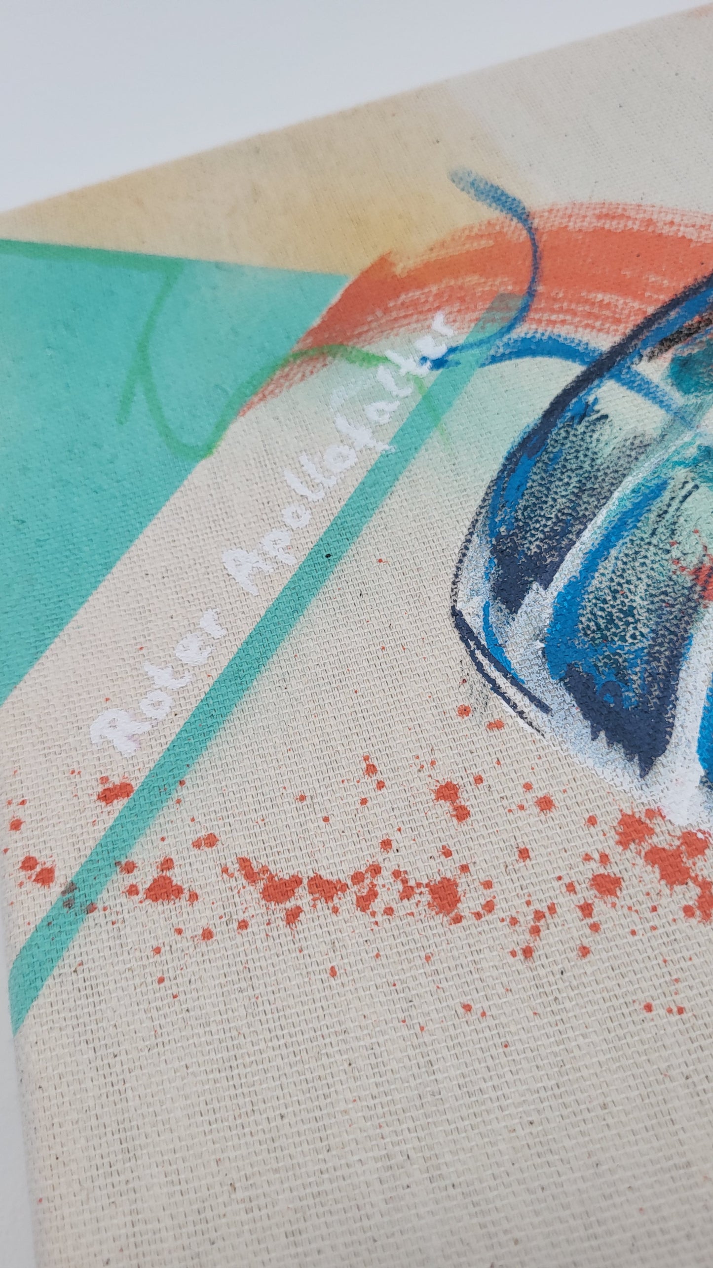 Original Wandkunst: Roter Apollo