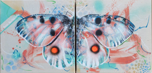 Original Wandkunst: Roter Apollo