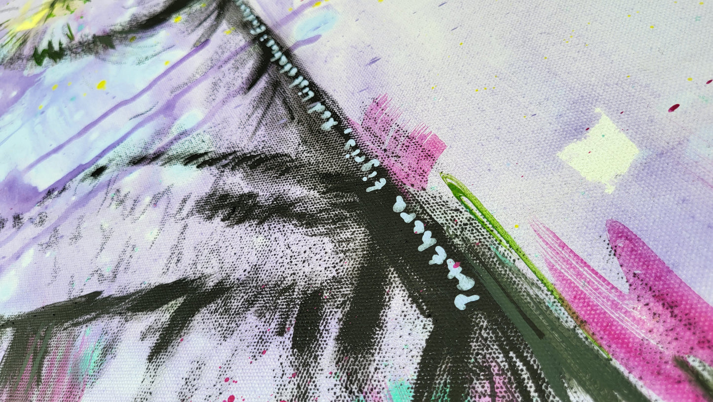 Original Wandkunst: "Tired Tiger"