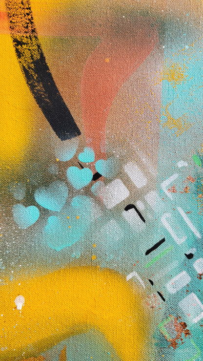 Original Wandkunst: Love, Life and Gorillas