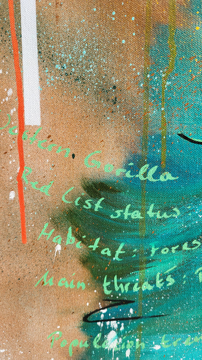 Original Wandkunst: Love, Life and Gorillas