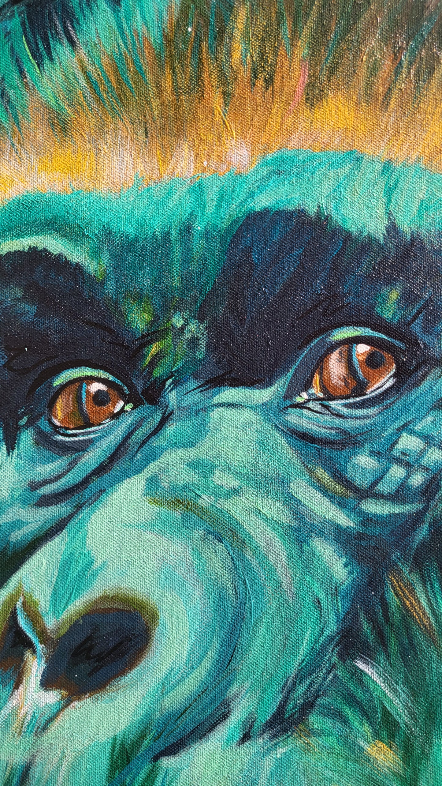 Original Wandkunst: Love, Life and Gorillas
